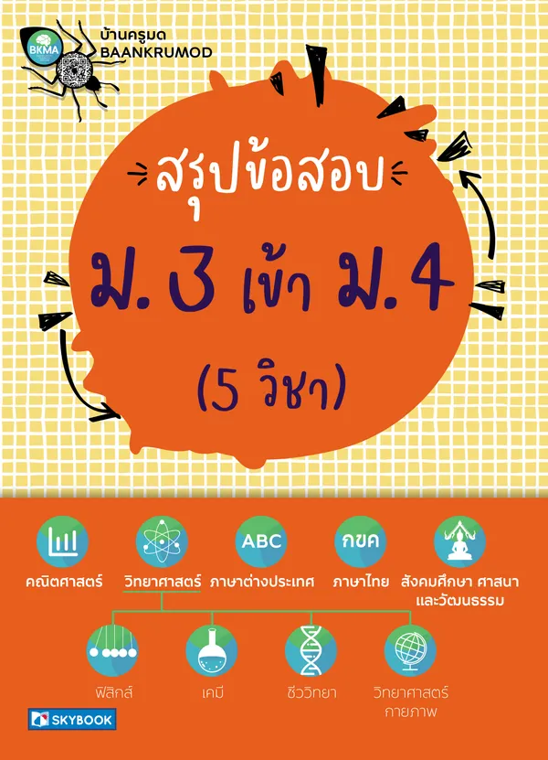 สรุปข้อสอบ ม. 3 เข้า ม. 4 (5 วิชา)