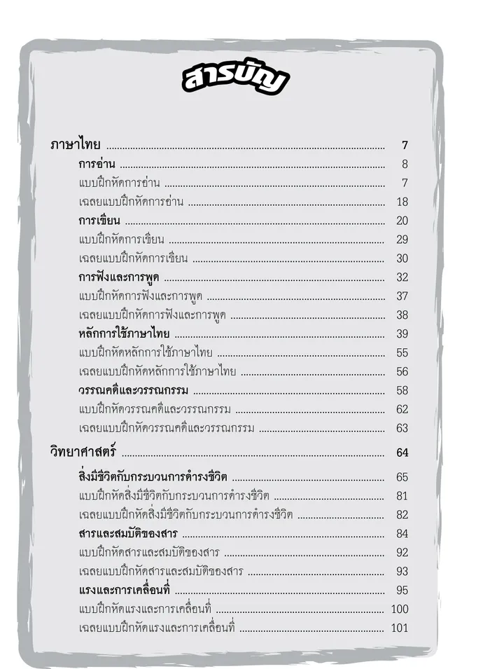 คู่มือ ม.1 รวมทุกวิชา (สภาพ 60-80%) 6