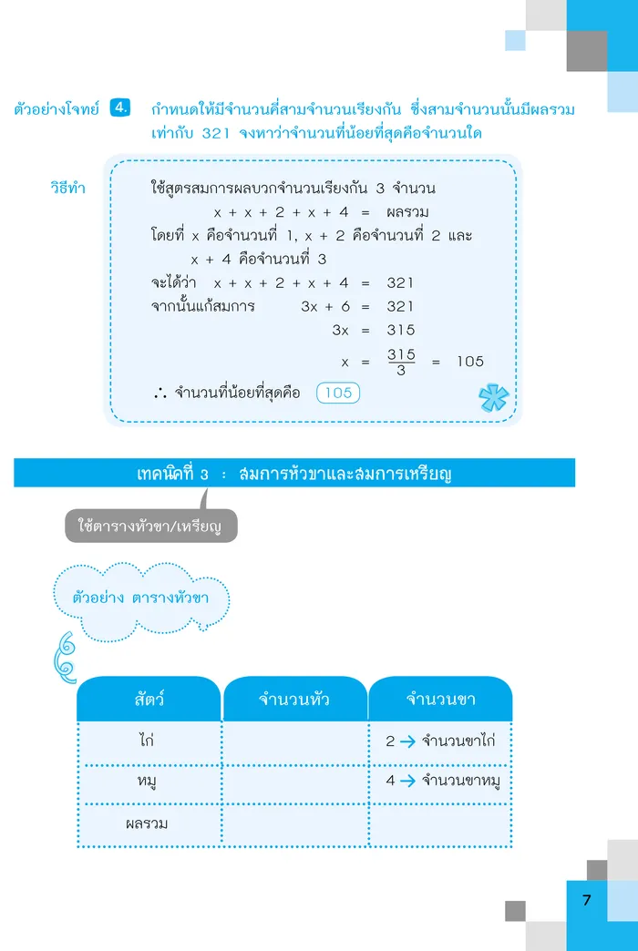 เทพคณิต สอบเข้า ม. 1 เล่ม 1 4